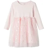 NAME IT A-Linien-Kleid NMFDUBUTTERFLY LS DRESS rosa 122