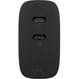 Native Union 67W Dual USB-C Fast GaN PD Wall Charger Schwarz