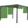 MCW Pergola Beja 3 x 4 m grün