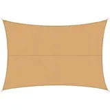 casa pura Wasserabweisendes Sonnensegel rechteckig 300 x 500 cm Sand