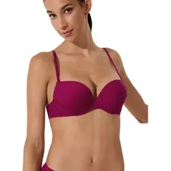 Lisca  Bikini Ober- und Unterteile Push-up-Badeanzug-Top Palma  in Violett