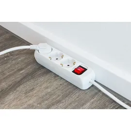 conmetall - celle Steckdosenleiste 3-fach 3 m Weiß 1 St.