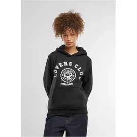 miss tee Hoodie Fluffy Hoody Schwarz 3XL