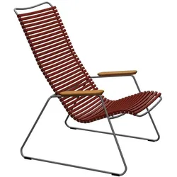 Outdoor Lounge Stuhl Click  paprika