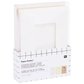 Rico Design Passepartoutkarten mit Recyclingpapier, B6 MIX