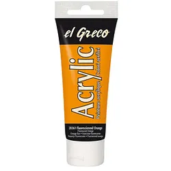 KREUL el Greco Acrylfarbe neonorange 75,0 ml