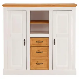 OTTO home Highboard Selma 130 x 130 x 38 cm Weiß