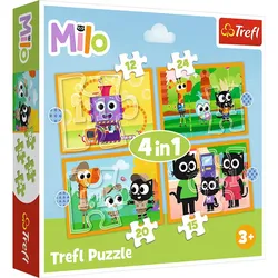 Trefl 4 in 1 Puzzle - Milo