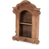 DESIGN DELIGHTS Wandregal, Natur, Holz, 47x62x16 cm, Wohnzimmer, Regale, Wandregale