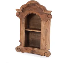 DESIGN DELIGHTS Wandregal, Natur, Holz, 47x62x16 cm, Wohnzimmer, Regale, Wandregale