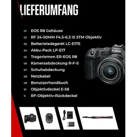 Canon EOS R8 + RF 24-50mm f4,5-6,3 IS STM