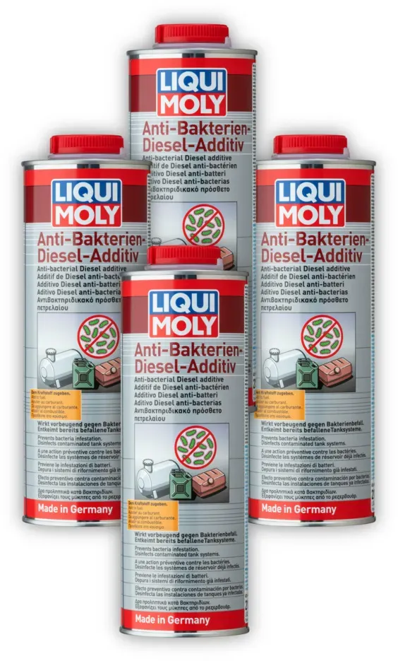 4x 1L LIQUI MOLY 21317 Additiv Anti-Bakterien-Diesel-Additiv Kraftstoff Biozid