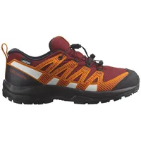 Salomon Xa Pro V8 Cs Wp Junior Wanderschuhe - Red Dahlia / Black / Orange Pepper - EU 34