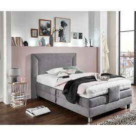 Westfalia Schlafkomfort Boxbett 134 x 214 cm Grau