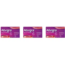 Allegra Allergie & Heuschnupfen Schmelztabletten mit Bilastin