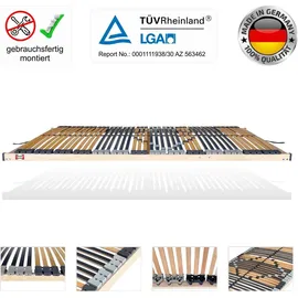 Matratzen Perfekt Lattenrost 42 Leisten 90 x 200 cm Extra Stabil