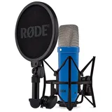 RØDE Microphones Rode NT1 Signature Cobalt Stand Studiomikrofon Übertragungsart (Details):Kabelgebunden Kabelgebunde