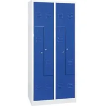 Gürkan Garderobenschrank 80 x 50 x 180 cm blau