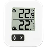 TFA Dostmann Digitales Max-Min-Thermometer, zwei Temperaturen messbar, L 57 x B 13 (33) x H 69 mm