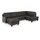 sit&more Wohnlandschaft SIT & MORE "Farö U-Form", grau (anthrazit), B:325cm H:90cm T:187cm, Sofas, Wohnlandschaft, inklusive Federkern, wahlweise mit Bettfunktion und Bettkasten