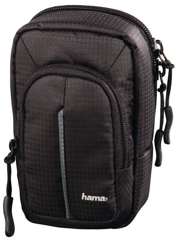 Hama Fototasche Tasche für Digitalkameras mit Gürtelschlaufe Fancy Urban, Größe 60H schwarz