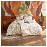Estella Cordula unifarben Apricot 135 x 200 cm + 80 x 80 cm