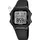 Calypso Digital Crush 36 mm Silikongehäuse Schwarz Silikonarmband Blau