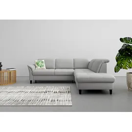 sit&more Ecksofa SIT & MORE "Maggiore L-Form", grau, B:261cm T:224cm, 95% Polyester, 5% Polyamid, Sofas, Ecksofa, wahlweise mit Kopfteilverstellung, Bettfunktion und Stauraum