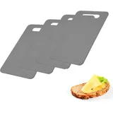 Westmark Frühstücksbrettchen, 4 Stück, Messerschonend, Kunststoff,