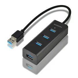 AXAGON HUE-S2B - USB 3.0, 4-Port Hub, inkl. microUSB Input