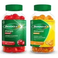 Berocca Gomme energie + gomme immunité Bonbon(S) 2x60 pc(s)