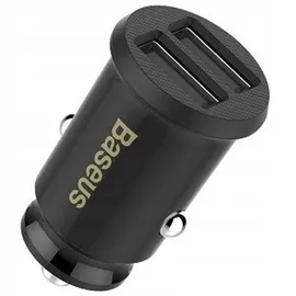 Baseus Autoladegerät 2x USB 3,1 A Schwarz