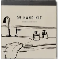 HUMDAKIN - Handpflege Set, Handseife und Handlotion 2 x 300 ml, Rhabarber und Birke