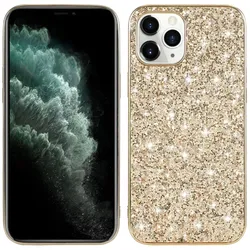 Schutz Handy Hülle für Apple iPhone 15 Pro Case Cover Glitzer Bumper EtuisTasche