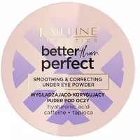 Eveline Cosmetics Better Than Perfect Glättendes & Korrigierendes Unter-Augen-Puder - Vegan | Better Than Perfect Serie | Lang anhaltender Satin-Finish