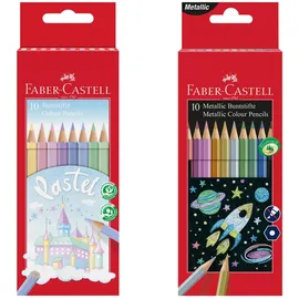 Faber-Castell Buntstifte Set 20 St. Metallic/Pastell