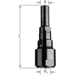 Verlängerung C796 12 x 12 x 81 mm