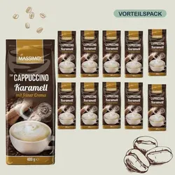 MASSIMO Alle Sorte - Vorteilspack - MASSIMO Cappuccino Karamell 10 x 400g