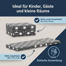 SUN GARDEN Samba – Faltmatratze/Klappmatratze oder Gästematratze in verschiedenen Farben