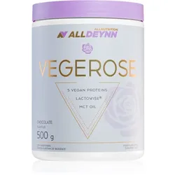 Allnutrition Alldeynn Vegerose veganes Protein mit Probiotika Geschmack Chocolate 500 g