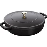 Staub Chistera Bräter 28 cm schwarz