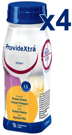 Fresubin ProvideXtra Drink Orange-Ananas Trinkflaschen 4x200ml