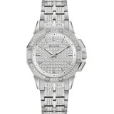 Bulova Octava Silber Damen Armbanduhr 96L305