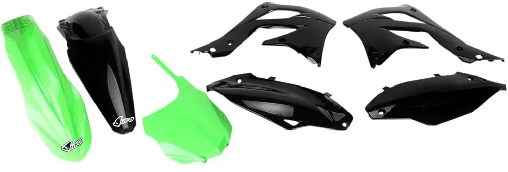 Ufo Kawasaki Kx 450 F 15 Kakit220@pc Plastikbausatz - Black / Green - One Size