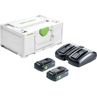 Festool Energie-Set SYS 18 V Li-Ion 2 x 4,0 Ah 577109