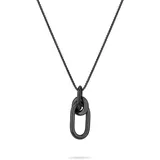 Liebeskind Berlin Halskette LJ-1787-N-45 Edelstahl Schwarz