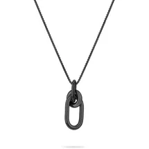 Liebeskind Berlin Halskette LJ-1787-N-45 Edelstahl Schwarz