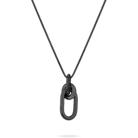 Liebeskind Berlin Halskette LJ-1787-N-45 Edelstahl Schwarz
