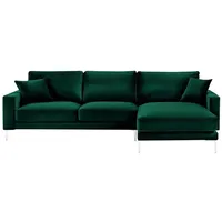 Xlmoebel Ecksofa Luxus Loft Eckcouch Grün Samt Sofa Eckgarnitur Möbel Wohnzimmer, Hergestellt in Europa grün