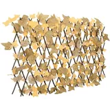 vidaXL Rankgitter mit Künstlichen Ahornblättern 180 x 60 cm Orange